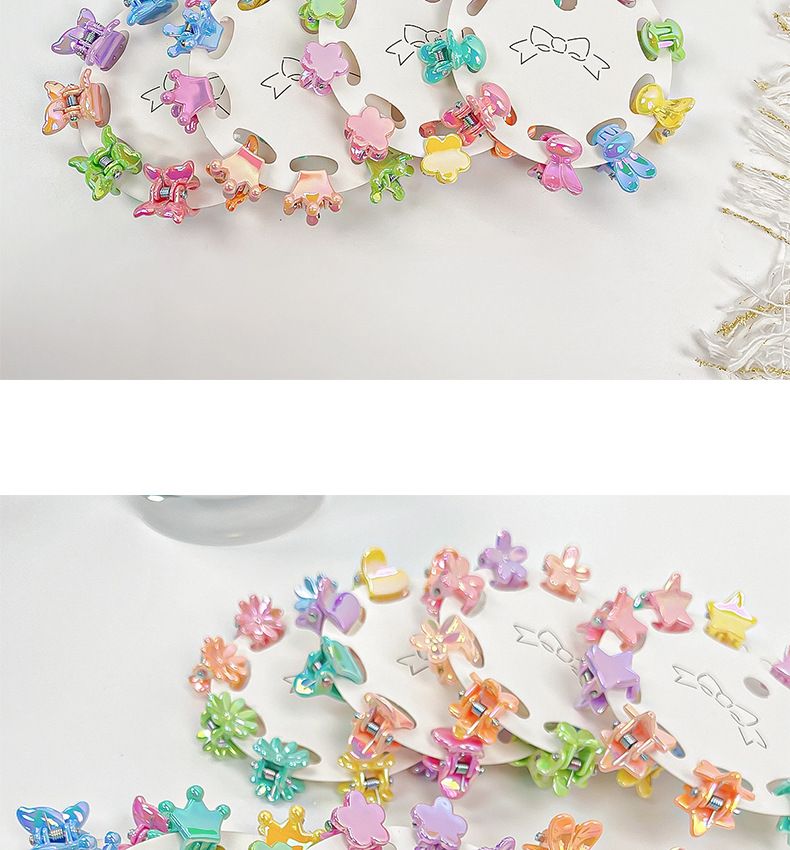 Women's Cartoon Style Flower Plastic Patchwork Hair Clip display picture 2