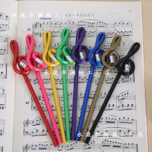 随想音符铅笔创意高音谱号钢琴HB个性铅笔音乐文具培训小学生