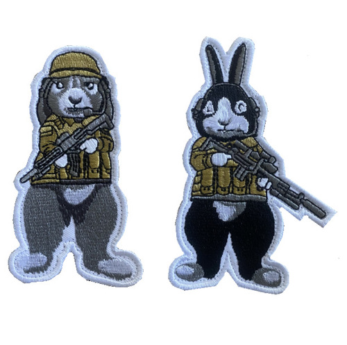 Rogue Rabbit Embroidered Pattern Magic Outdoor Products Amazon Bag with Embroidered Pattern Chest Strip Armband Magic