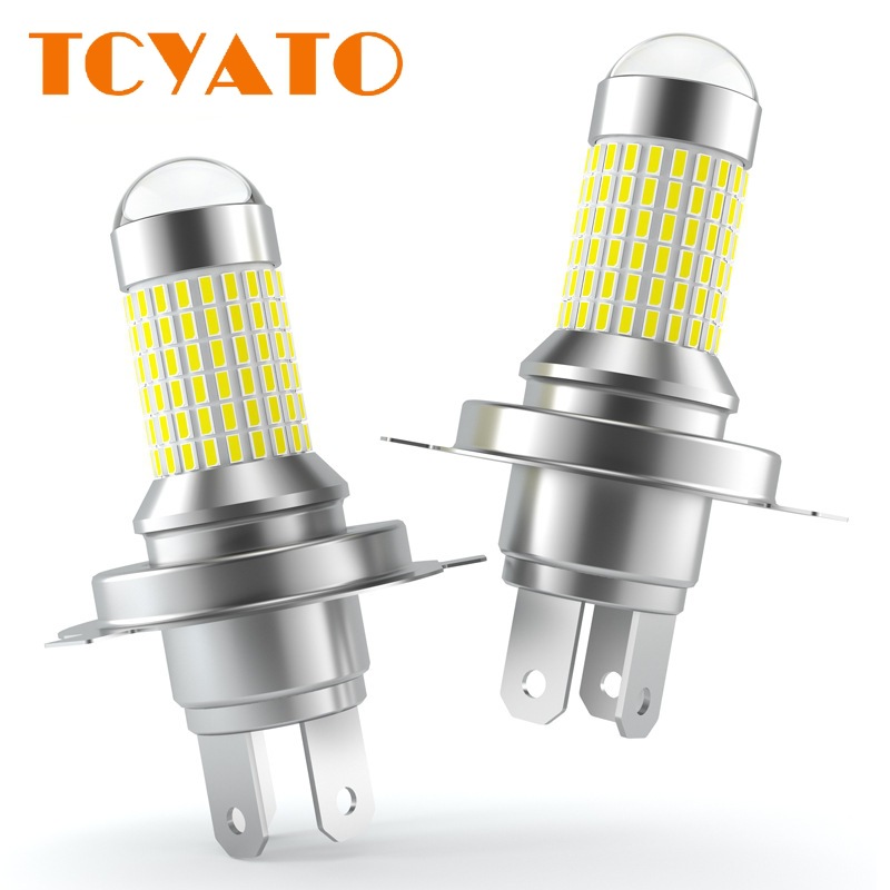 Tcyato Popular Motorcycle Led Bulbs 3014/2835/4014 144Smd High-Brightness Front Headlights