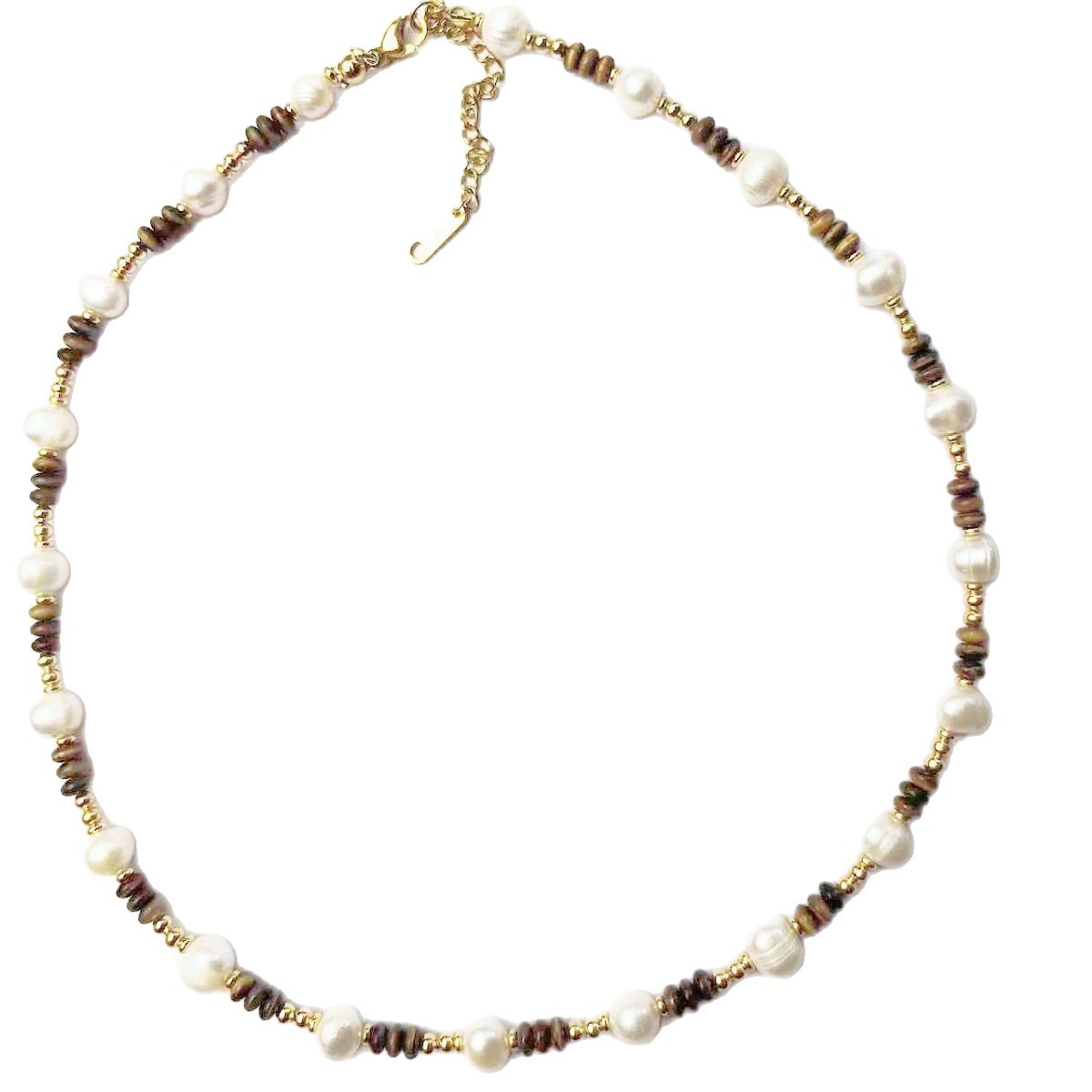 Collar de capas minimalista con cadenas delicadas_voghion.com