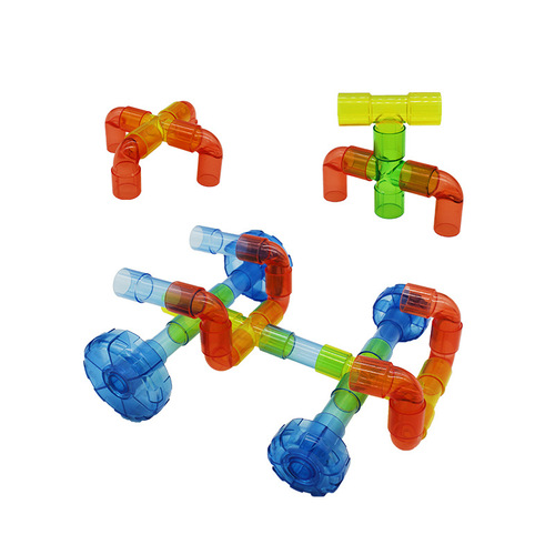Children's educational early education toys diy plastic assembly pipe water pipe building blocks kindergarten children's toys