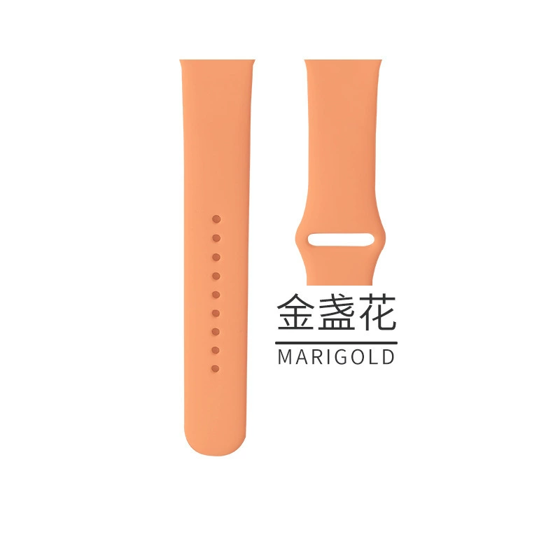Официальная модель Apple iWatch456789se с solid color спортивный Ultra2 лента для совместимых устройств Apple Silicon S9