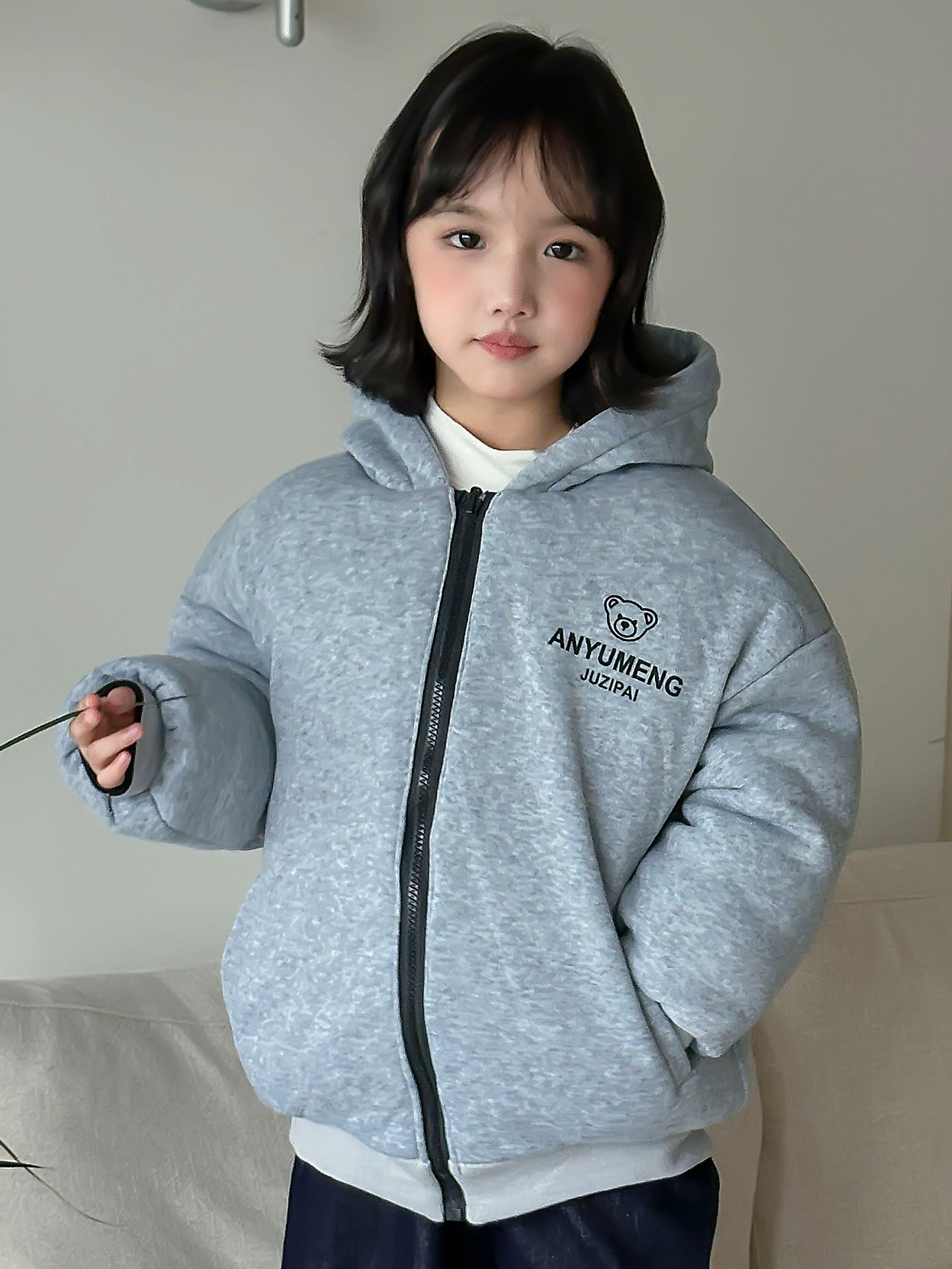 Nuevo niño doble cara ropa de algodón gruesa ropa de algodón bebé caliente chaqueta de invierno para niños y niñas a prueba de frío marea transfronteriza
