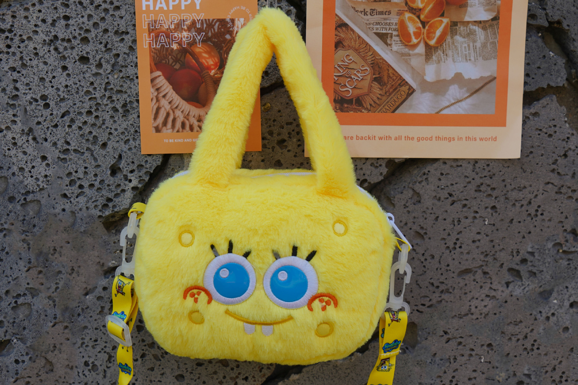 Juguete de peluche Muñeca de agarre de 8 pulgadas Cute Yugui Dog Bolsa diagonal Dibujos animados Melody Girl Heart Kulomi Bag