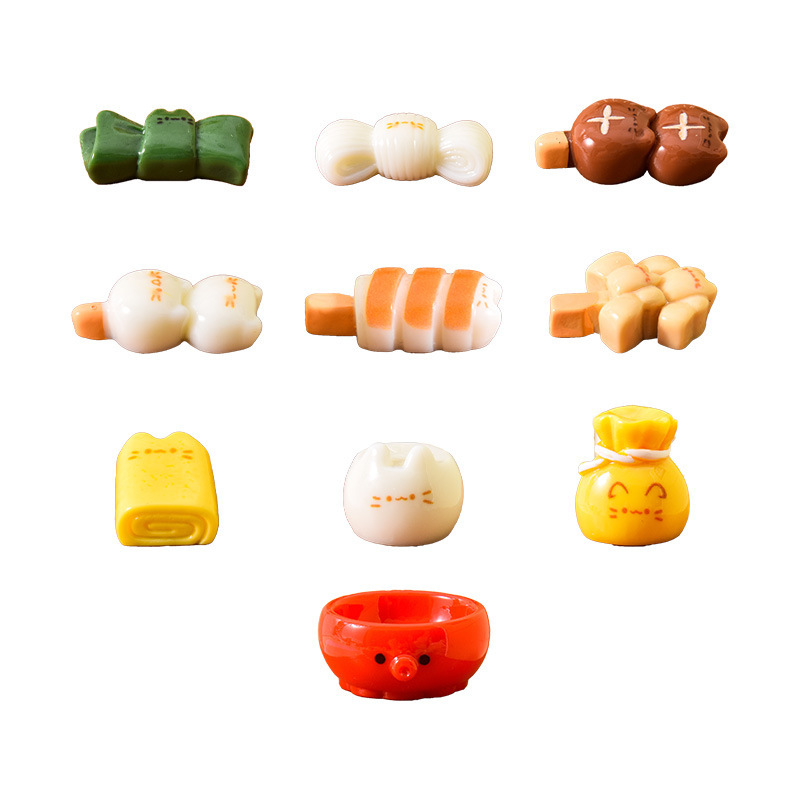 おでんシミュレーションミニチュア食品おもちゃデスクトップ装飾品ドールハウス diy 樹脂アクセサリーシーンレイアウト小道具|undefined