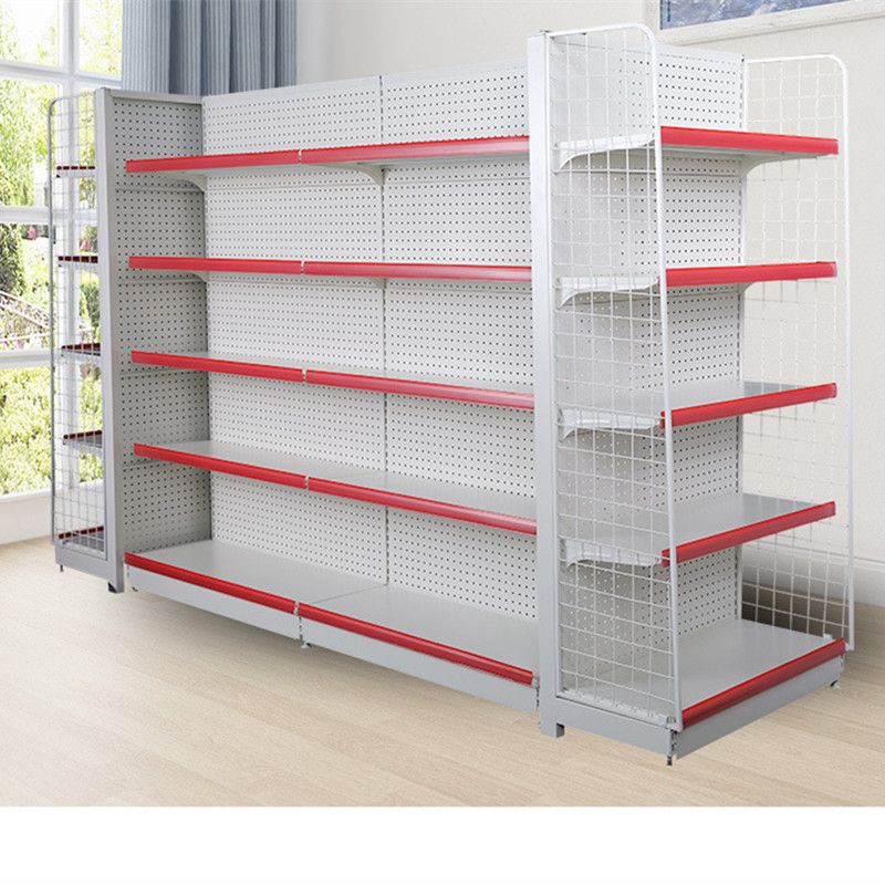 展示柜收纳架陈列柜玩具店食品架鞋店单面日用品商用便利店展示架