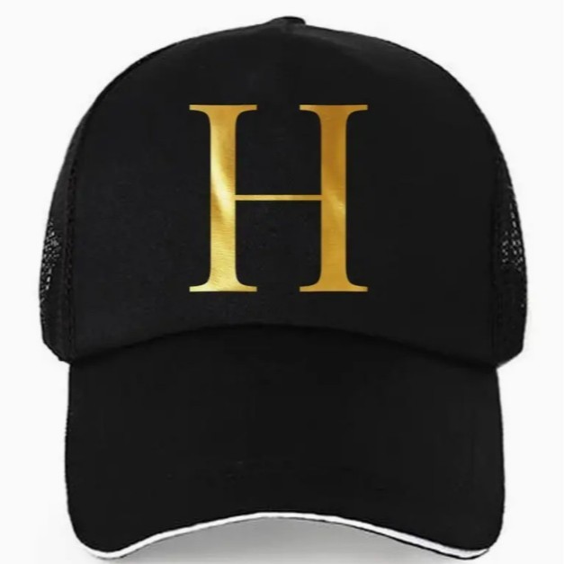 English Letter Trucker Cap 26英文字母印花棒球帽男女情侣网帽|undefined