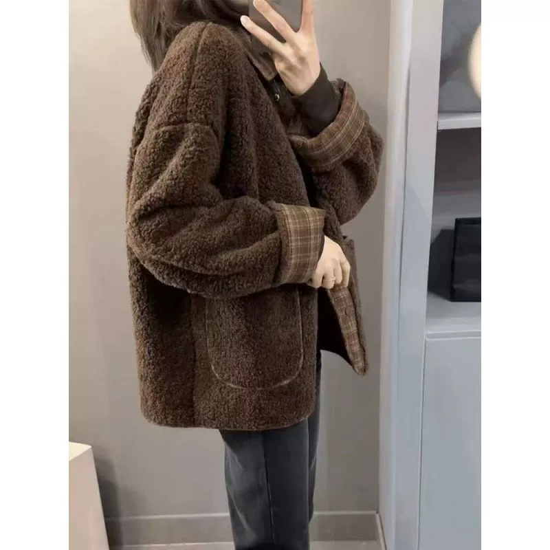 Warm jacket, Korean style, oversize, loose fit