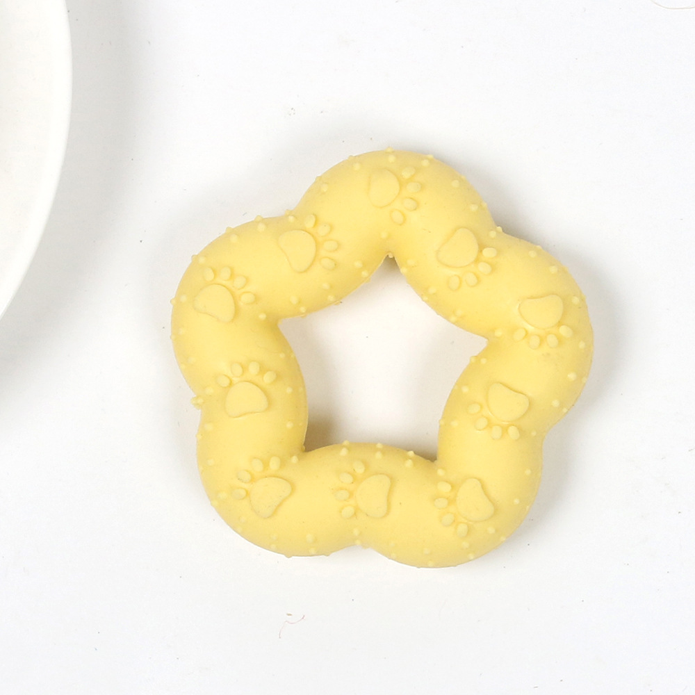 Huella de estrella de cinco puntas amarilla 55g7,5 cm incluida la bolsa de opp