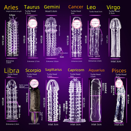 Fantasy Crystal Wolf Tooth Condom Special Condom Adult Sex Toy Condom Family Planning Sexual Supplies Condom Wholesale