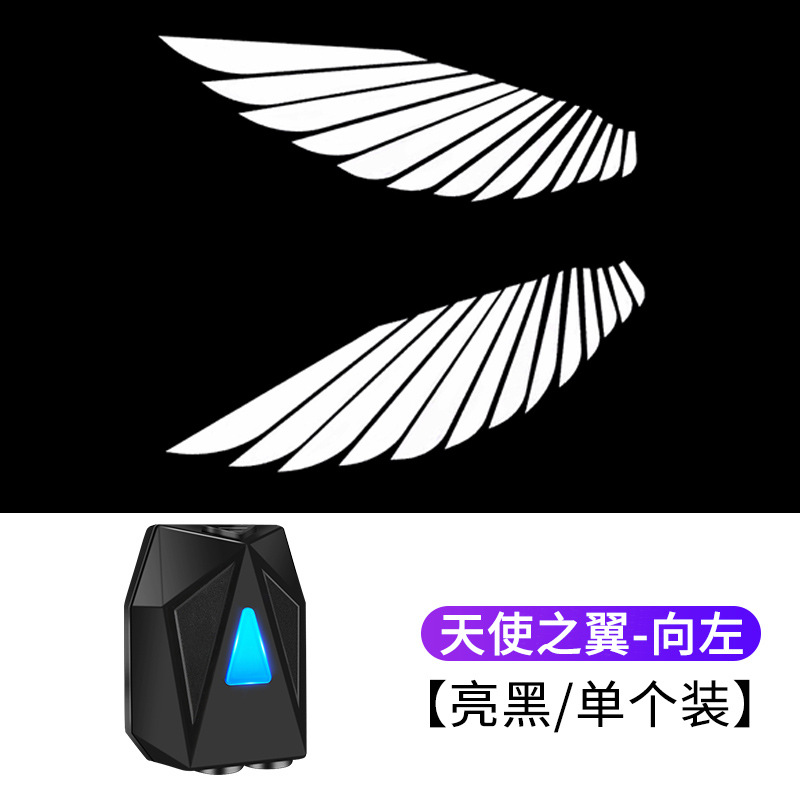 Dinámico Luz de bienvenida coche que lleva coche eléctrico motocicleta proyector de dibujos animados iluminación de la puerta luz del piso luz decorativa de la atmósfera