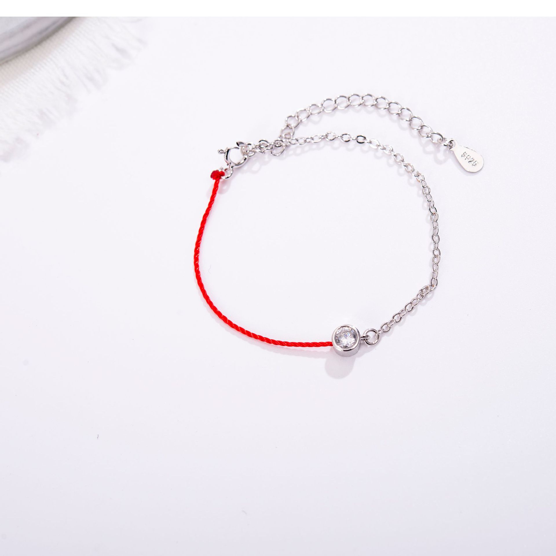 빨간 로프 팔찌