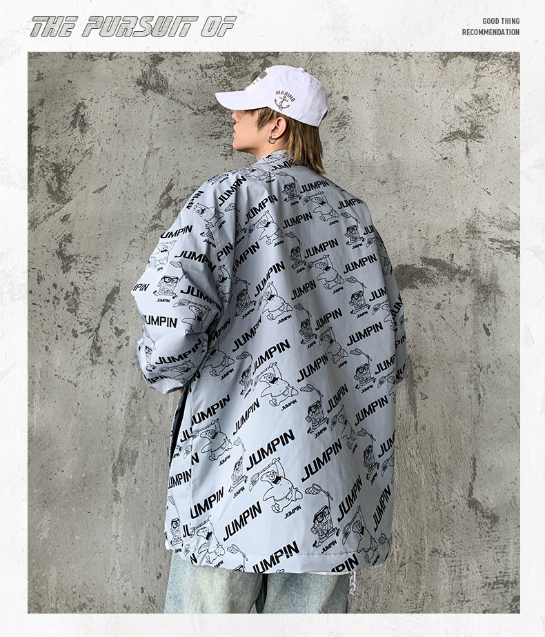 Men's Jacket For Men Cotton Casual Winter Thin Bomber Jacket_voghion.com
