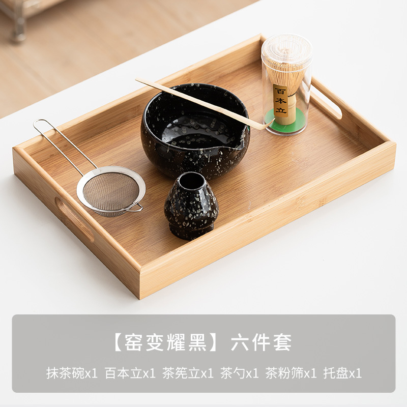 [가마가 검게 변하다] 아크벨리 말차 그릇 6종 세트