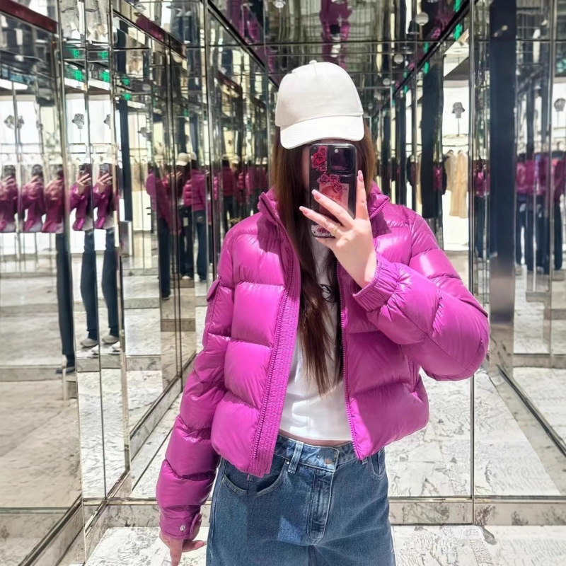 毒家现货正确版本高品质M家新款女士短款立领羽绒服外套时尚百搭|undefined