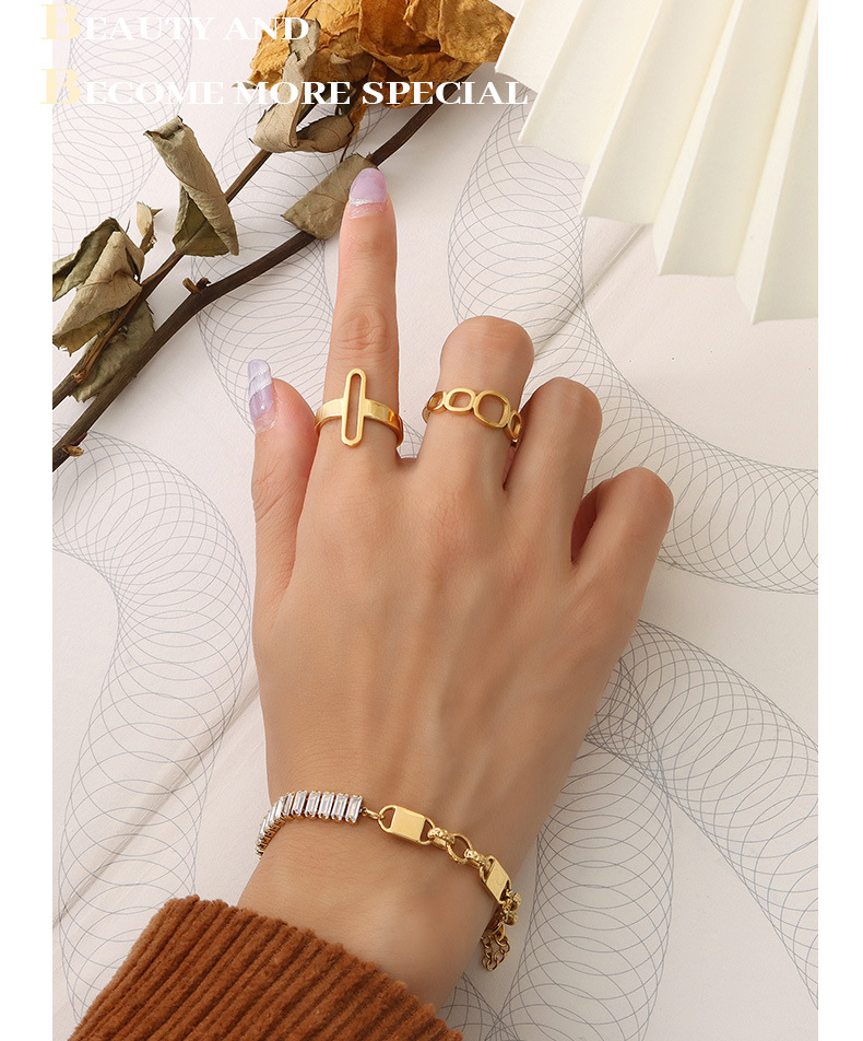 European and American ins fashion zircon splicing necklace bracelet 2021 jewelry