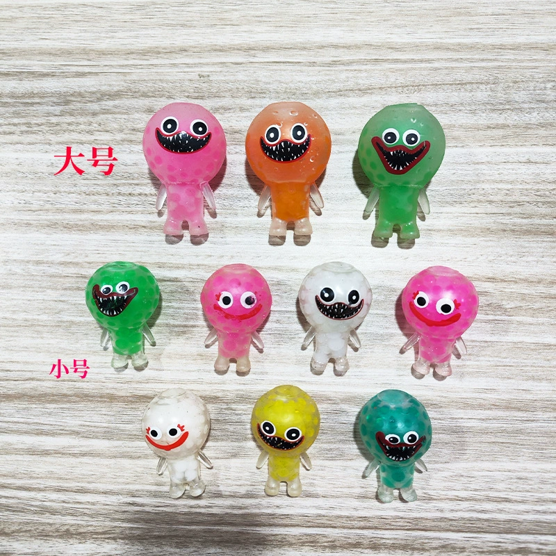 Amazon Little Man Poppy Minion Le La La Fun Decompression Vent TPR Factory Wholesale Christmas Buns Pinch Fun