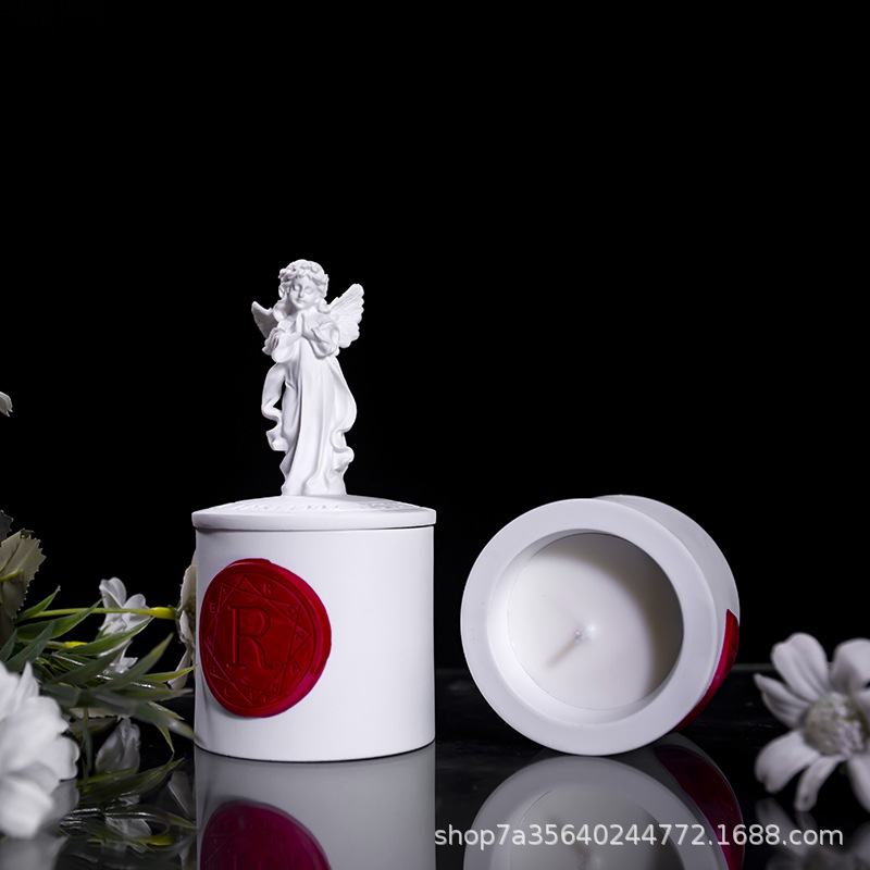 石膏像雕塑香薰蜡烛杯精油香氛礼盒伴手礼卧室家用室内等摆件艺术