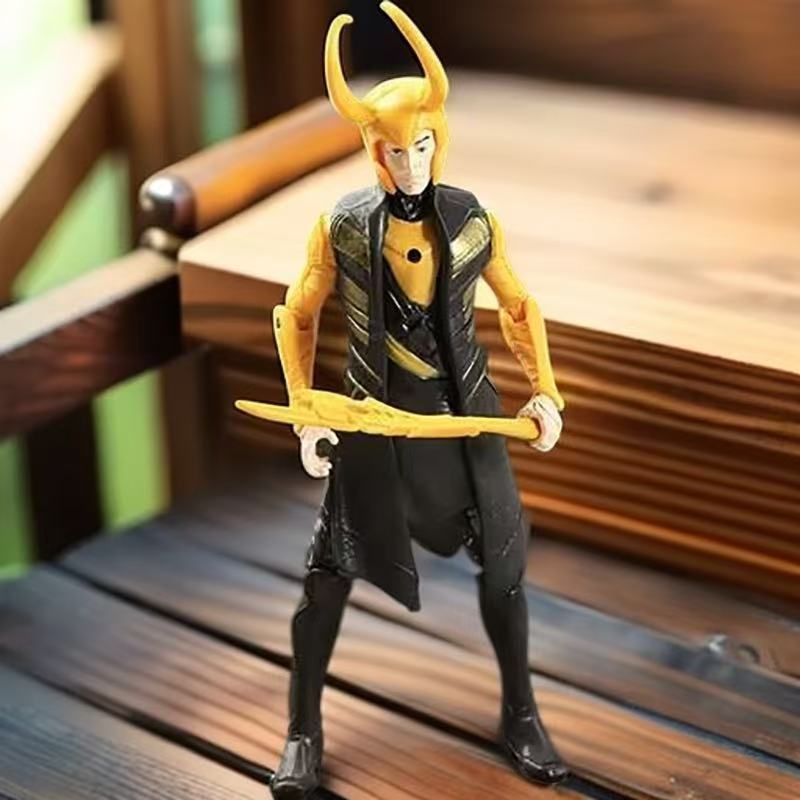 アベンジャーズフィギュアキャプテンアメリカスパイダーマンアイアンマンレッドジャイアントライトレス人形モデル装飾品卸売|undefined