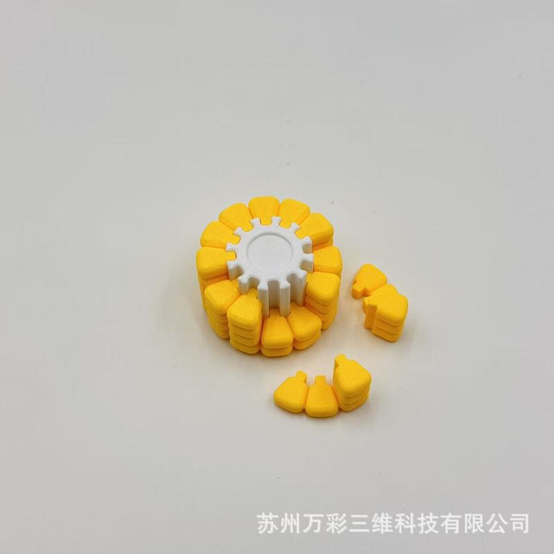 跨境3D打印玉米拼图解密益智玩具儿童烧脑思维挑战玉米俄罗斯方块|undefined