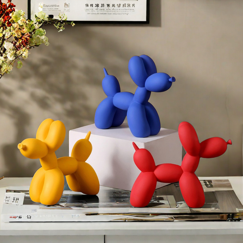 Modern Simple Nordic Creative Blow Dog Ornaments Living Room Bedroom Wine Cabinet Decoration Resin Crafts Soft Art Modern Simple Nordic Creative Blow Dog Ornaments Living Room Bedroom Wine Cabinet Decoration Resin Crafts Soft Art