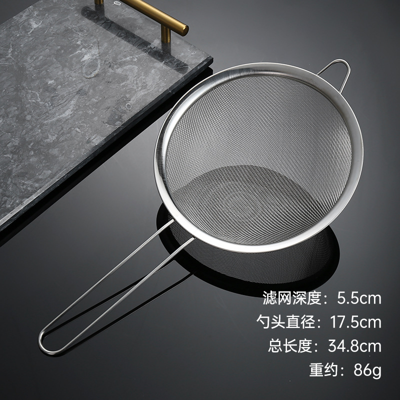 Colador de cocina del hogar colador grande de acero inoxidable para fideos