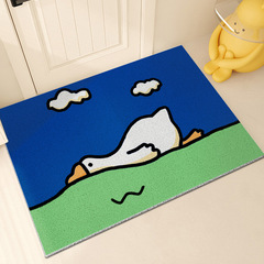 卡通絲圈入戶門地墊進門刮泥蹭土防滑腳墊玄關耐磨可裁剪除塵地墊