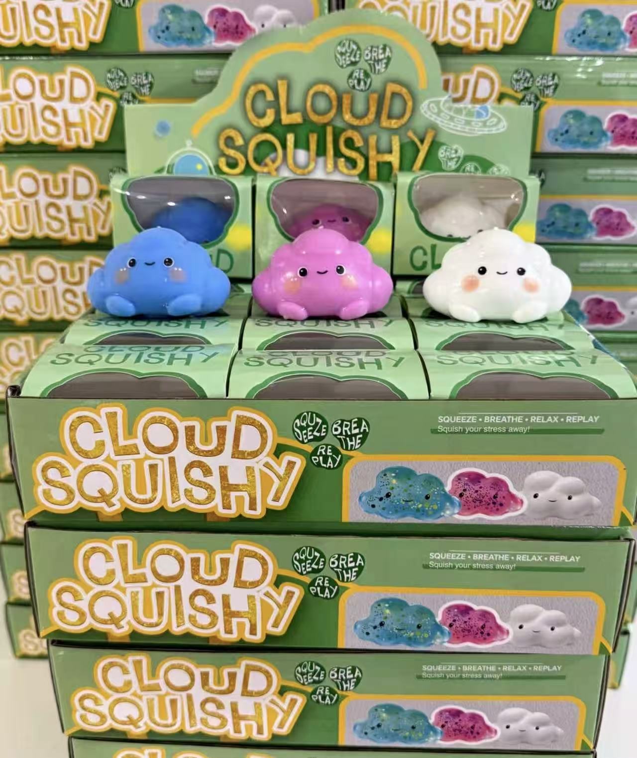 Colorful clouds b [building block style] boxed