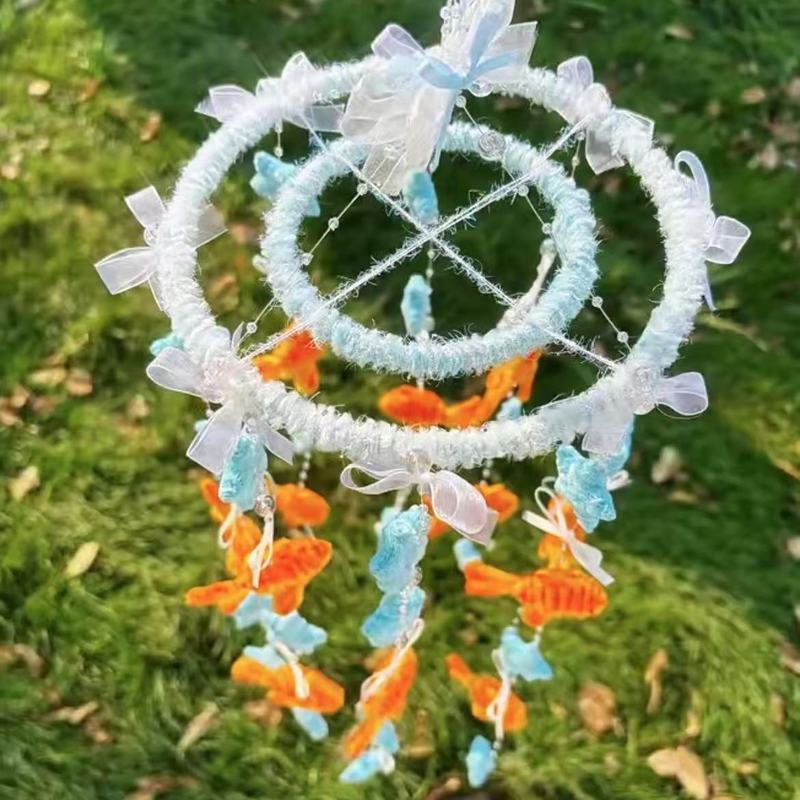 夏の雰囲気の夢のような金魚風鈴手作り DIY 材料パッケージホームペンダントバルコニー寝室夢のような金魚|undefined