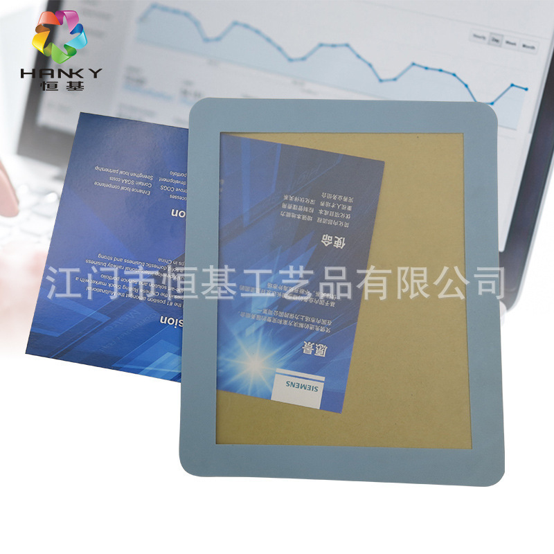 Guangdong Jiangmen Factory Customized Pvc Photo Frame Mouse Pad with Uv High-Definition Printing That Can Hold Photos Mouse Pad