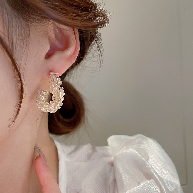 Daily, Date, Shopping Occasion Alloy Material 1 Pair Elegant Classic Style Geometric Heart Shape Bow Knot Inlay Metal Rhinestones Drop Earrings