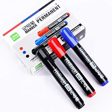 正彩记号笔不可擦油性笔10支盒装大头笔物流粗头标记笔快递笔