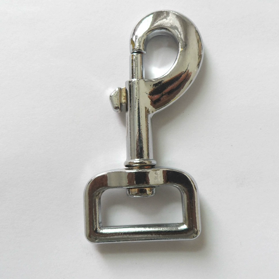 Производители производят 1 дюйм сплава цинка квадратный хвост собака пряжка, Тяговый канат крюк, животное Аппаратные аксессуары