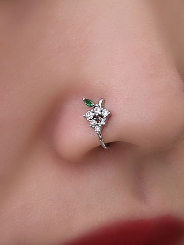 Amazon Simple and Cute Heart-Shaped Fake Nose Ring Piercing Creative U-Shaped Fake Nose Clip Nose Ornament