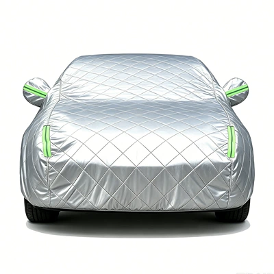 In-stock supply of car covers that are waterproof, rainproof, sunproof, and hail-resistant, with a thick cotton quilt design (Car clothing) - 3s41m-43m-anti-hail-protection-silver-standard-model
