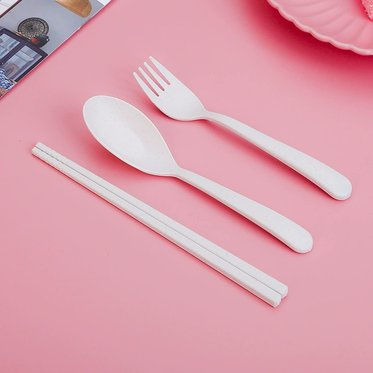Creative tableware, set, handheld children's chopsticks for traveling, 3 piece set, Birthday gift, wholesale