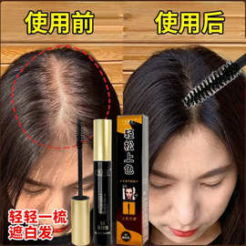 【严选】一次性遮盖白发美发棒物流遮盖不伤头皮快速上色美发梳