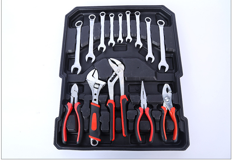 187-Piece Auto Repair Kit, Vehicle Maintenance Toolbox, Auto Repair Wrenches, Sockets, Hardware Repair Tools
