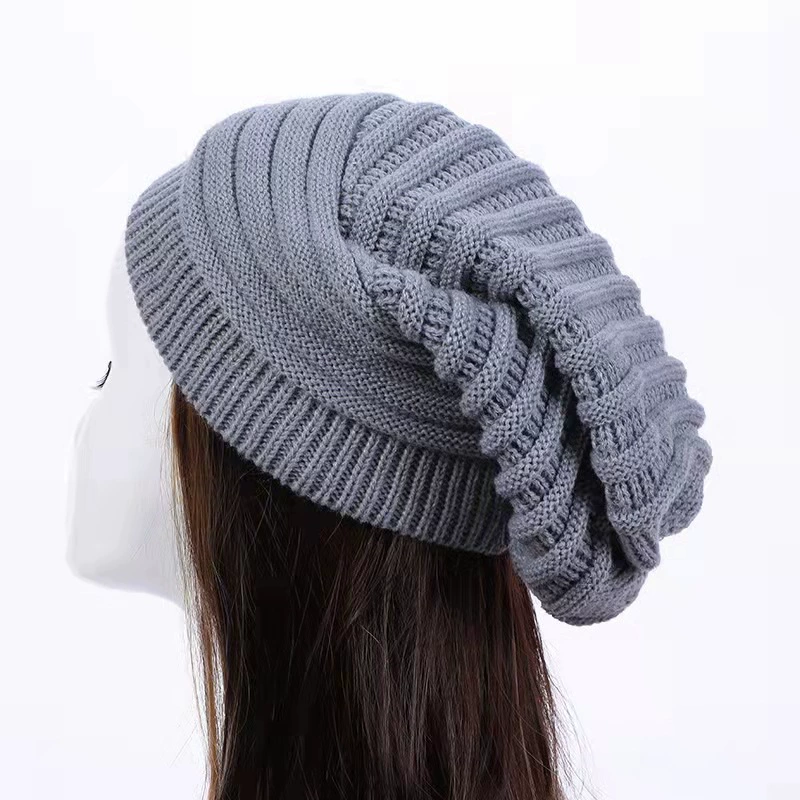 AliExpress Внешняя торговля осень и зима новая уличная теплая вязаная шерстяная шапка мужская и женская шапка производители оптовая фабрика