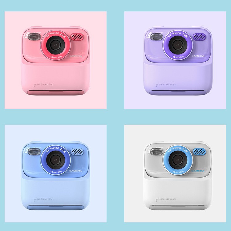 Amazon's Best-Selling Polaroid Children's Camera Can Take Photos and Videos and Automatically Outputs Photos Directly. Color Camera