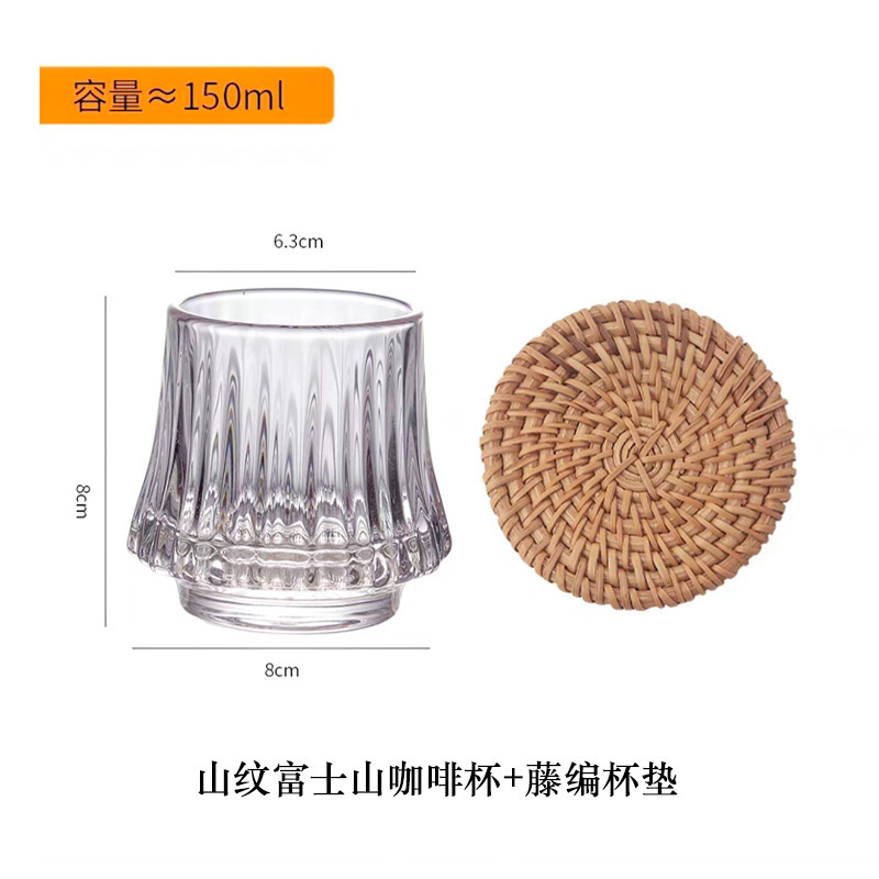 Taza volcánica sucia, taza de fuego, taza de nieve, taza de whisky, taza de vidrio, taza de café volcánico rojo