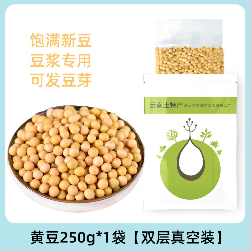 黄豆新货东北农家自种大豆发豆芽五谷杂粮煲汤营养早餐打豆浆|undefined