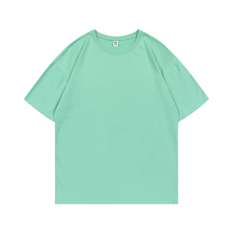 230g de peso pesado, talla europea, herramientas de manga corta, ropa de trabajo, ropa de trabajo, camisa publicitaria, camiseta de algodón con cuello redondo, logotipo impreso personalizado