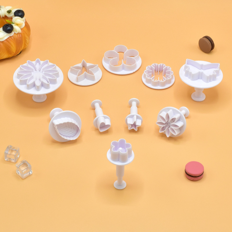 Directamente del fabricante: juego completo de utensilios para hornear, 33 piezas de herramientas para hornear, 10 tipos de herramientas para decorar pasteles con fondant, herramientas de repostería.