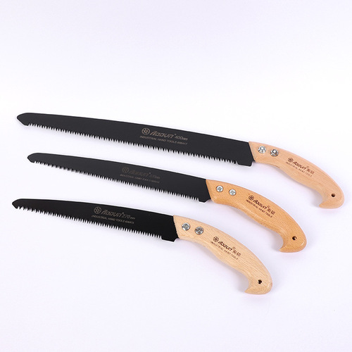 Supply of outdoor garden saws, garden pruning saws, SK5 woodworking straight saws, outdoor fruit branch saws