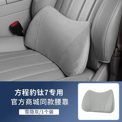 Lumbar Support, Neck Pillow, Neck and Headrest - titanium-7-snow-hidden-gray-1-waist-support-no-specifications