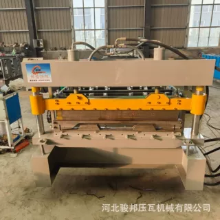 污水处理器盖板生产设备金属辊压成型机盖板压瓦机