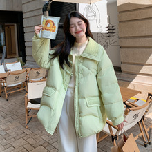 2024加肥加大码羽绒服女200斤胖mm中长款250 300斤白鸭绒韩版外套