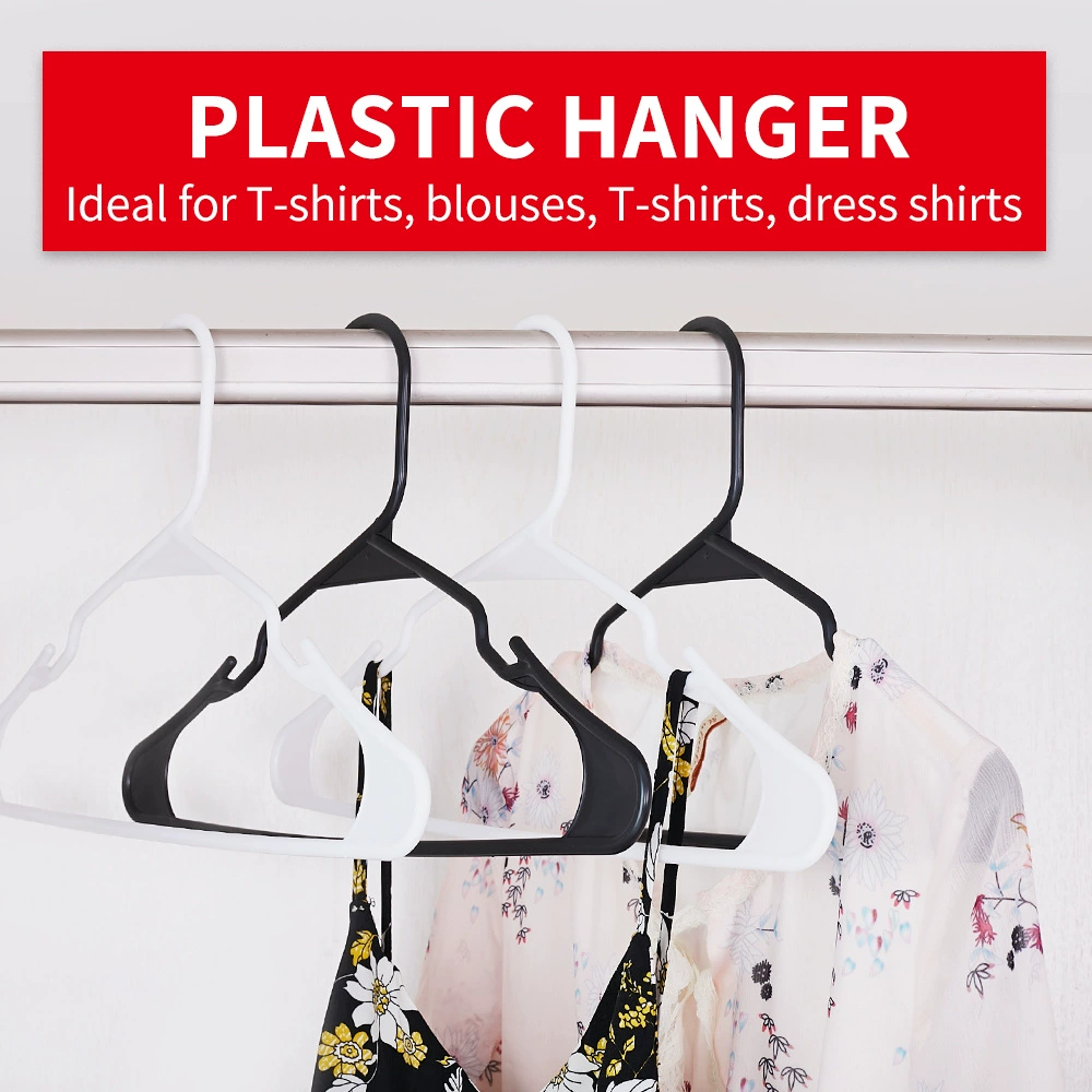 Утолщенные пластиковые вешалки Amazon для сухой и влажной сушки одежды двойного назначения, подвешивания бытовой одежды, пластиковые производители оптом